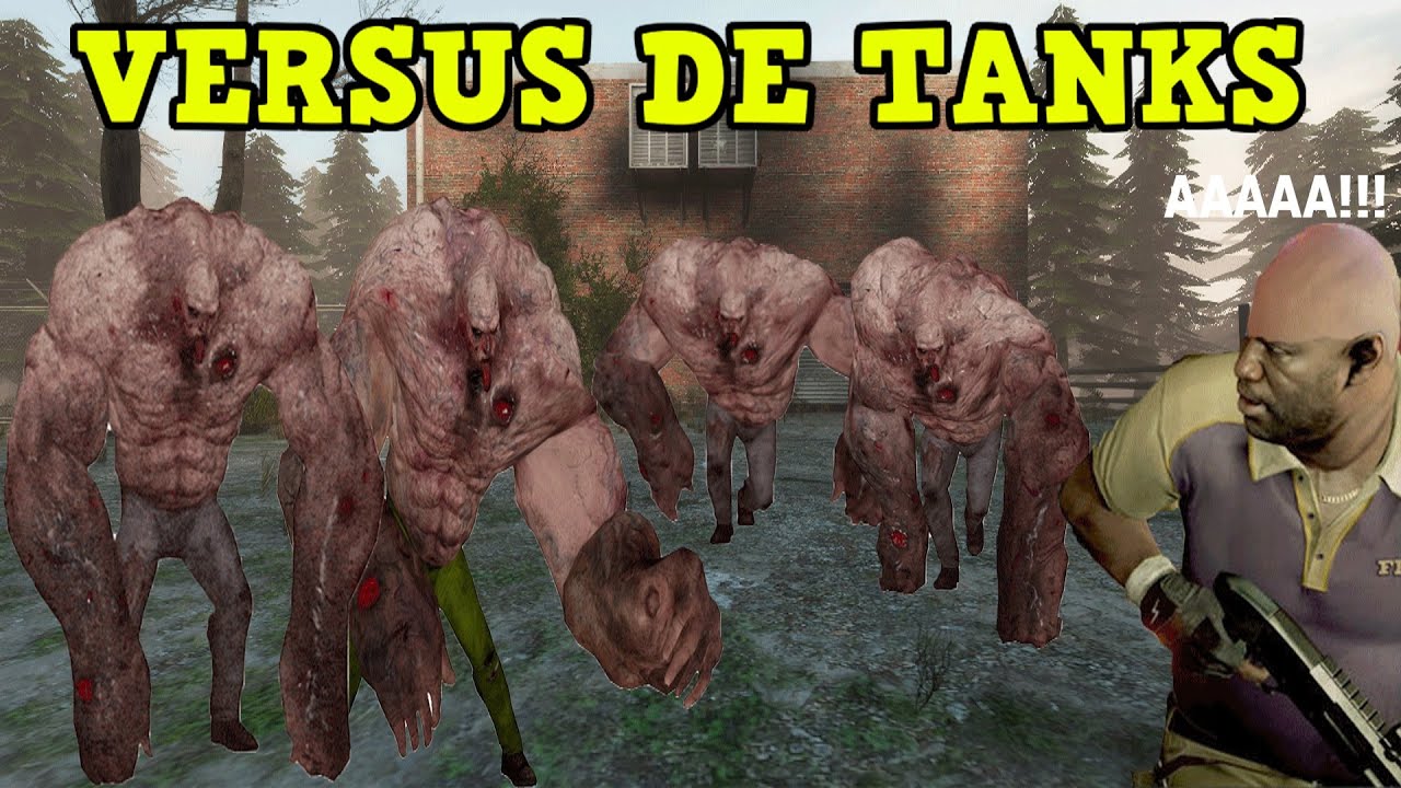 L4D2: Versus De Tanks (TANKS ANIMADOS ) - Aguas Turbulentas - Loquendo