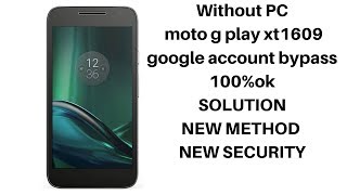 Google Play Errors in MOTOROLA Moto G4 Play XT1609 