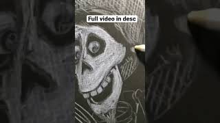 Hector from COCO on black paper #shorts #disney Hector from COCO on black paper #shorts #disney