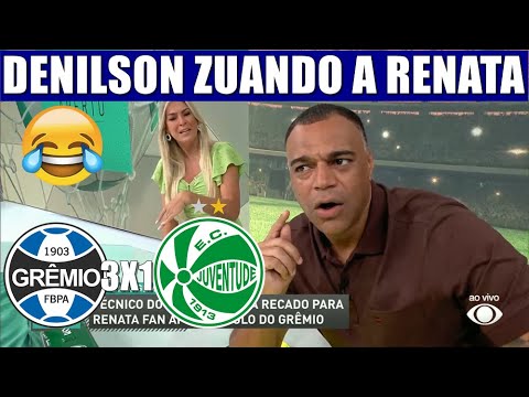 DENILSON ZANDO A RENATA FAN APOS GREMIO 3 X 1 JUVENTUDE PELO GAUCHÃO 2024