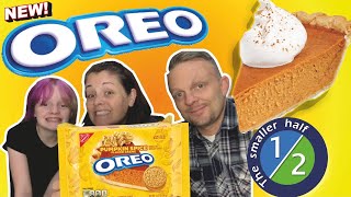 OREO Pumpkin Spice Flavor Cookies Taste Test by The smaller half 188 views 1 year ago 8 minutes, 3 seconds
