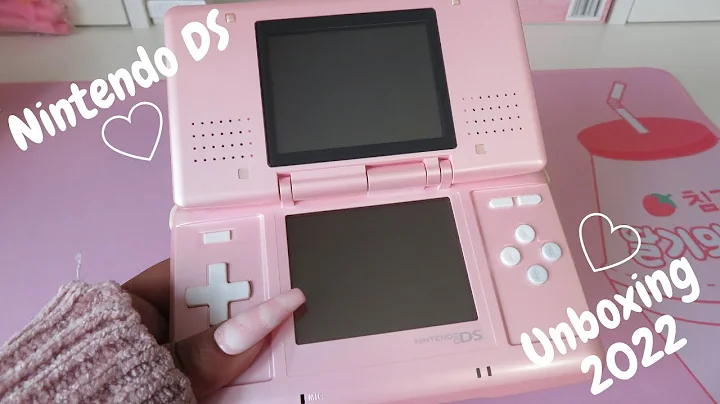 Unboxing original nintendo ds in 2022 | Pink console