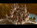 Dracula's Castle: Gothic Castle and Gothic Village Timelapse, Spooky Minecraft Halloween Themed Map