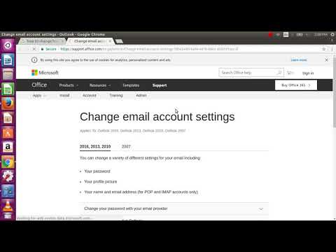 Quick steps to change hotmail account settings