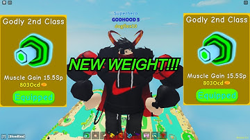 Buying The Godly Class 2 Weight In Lifting Simulator!