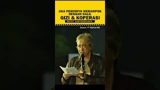 Butet Kartaredjasa Bacakan Puisi Satir Pedas di Acara Mahfud MD, Singgung Gizi dan Koperasi