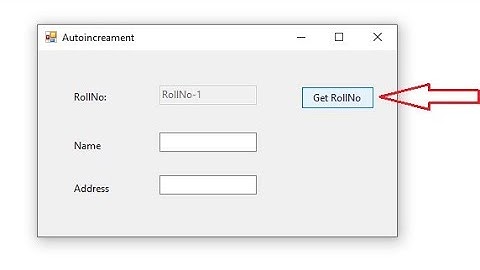 Auto Generate number for Textbox- database-VB.net