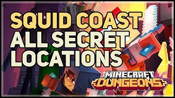 All Squid Coast Secrets Minecraft Dungeons