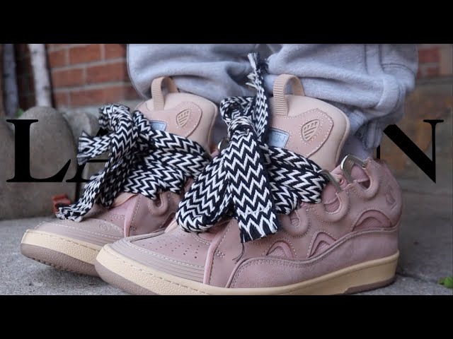 COP OR DROP?! LANVIN Curb zigzag-laces sneakers (Review) - YouTube