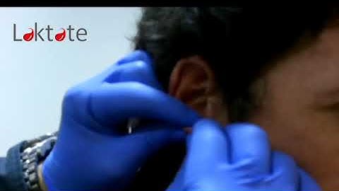 How to Measure Lactate in the Earlobe using the Lactate Scout+