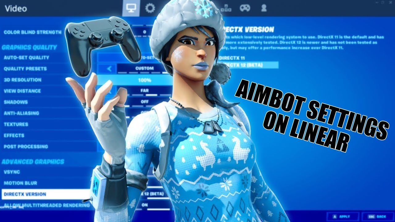 Best Controller Aimbot Settings On Linear For Fortnite Chapter 2