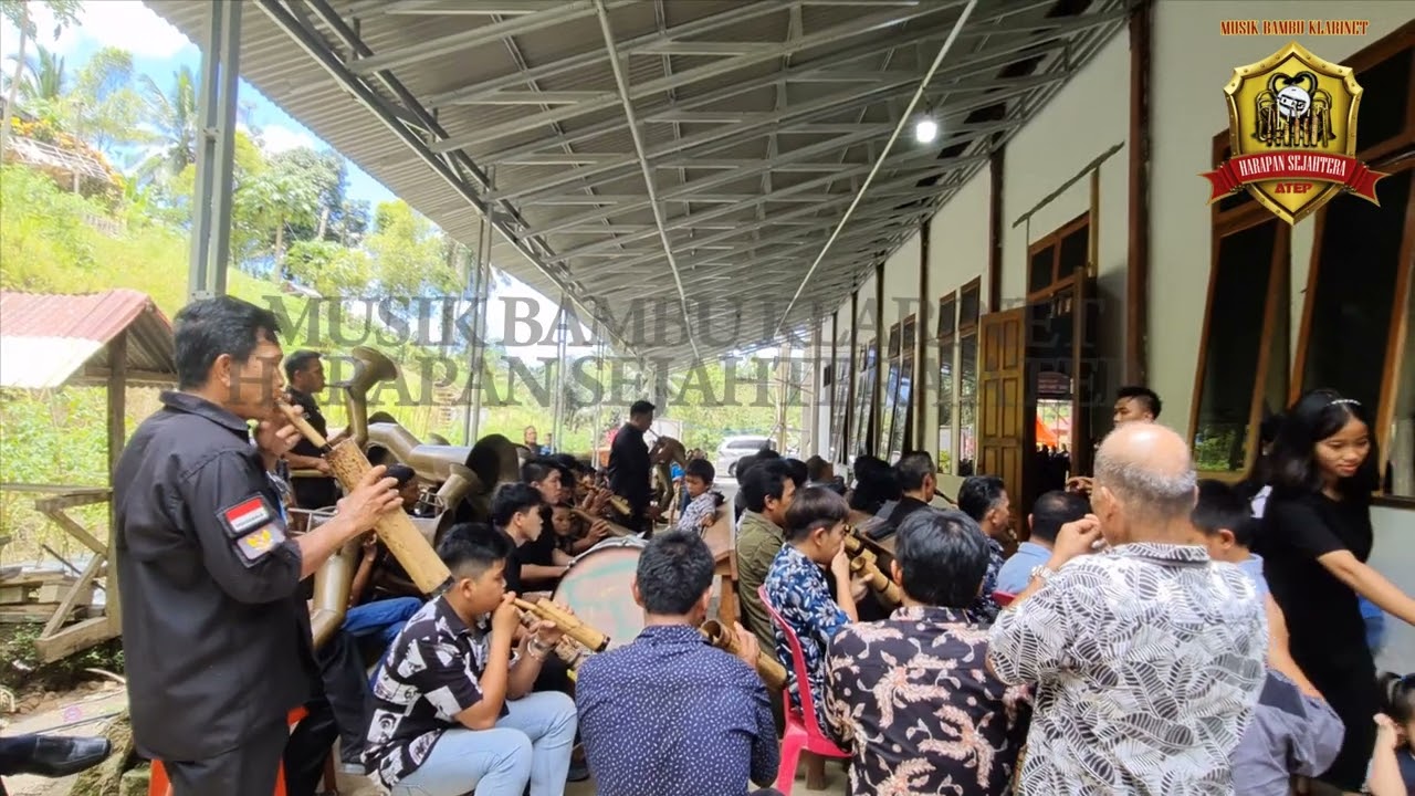 Lagu Rohani - Bersyukurlah (Bernyanyilah Bagi Tuhan Hua) Musik Bambu Klarinet Minahasa