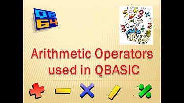 Arithmetic Operators Used in QBASIC #QBASIC, #BASIC, #Computer Programming, #Programming