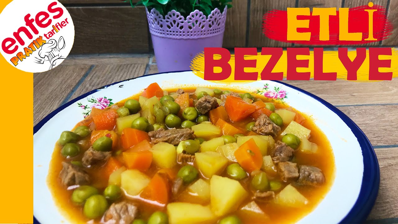 ETLİ BEZELYE YEMEĞİ NASIL YAPILIR? BEZELYE YEMEĞİ TARİFİ | KOLAY BEZELYE YEMEĞİ YAPILIŞI