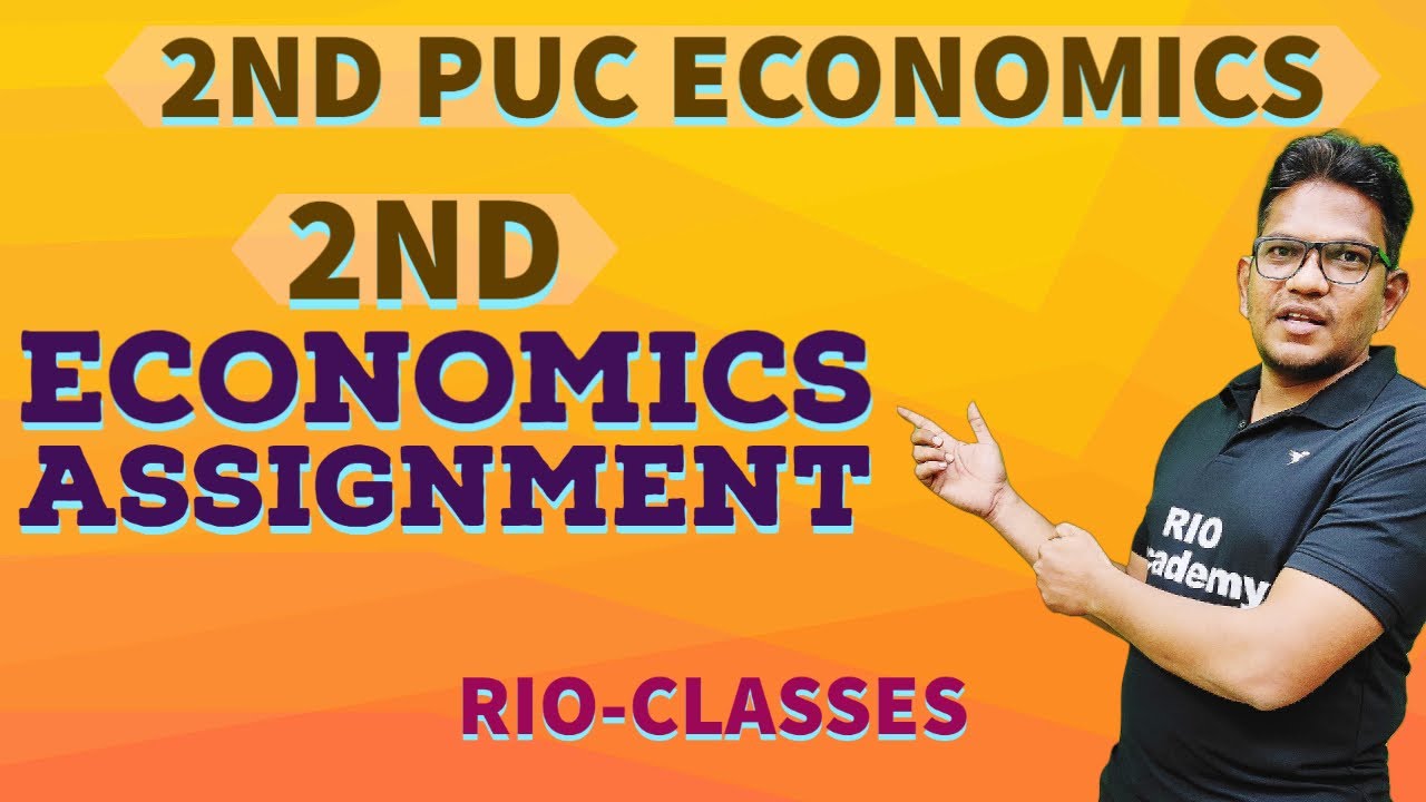 economics assignment 2nd puc