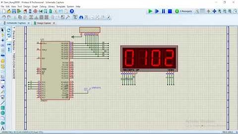 Đếm  xung 0 - 9999 8051 assembly