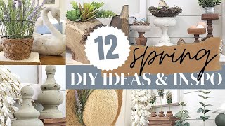 12 SPRING THRIFT FLIPS • DIY Inspiration and Ideas • spring decor on a budget  •  unique ideas