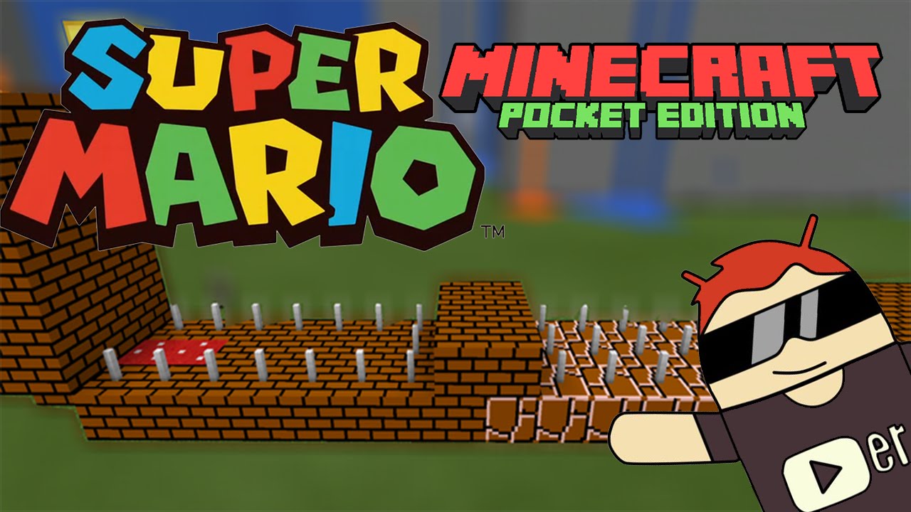 Super Mario Mod - Minecraft Pocket Edition 0.13.0 - YouTube