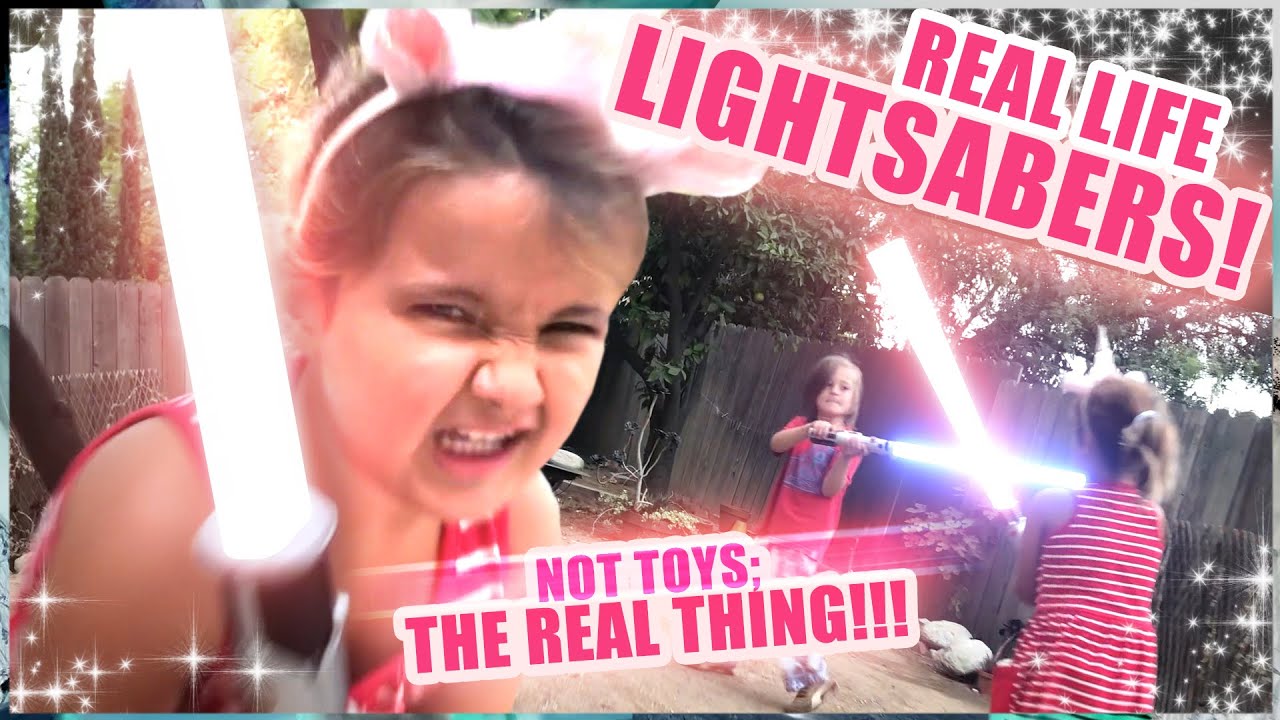 Whimsy plays with a real-life lightsaber!