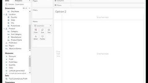 How to build a text table with multiple measures in Tableau