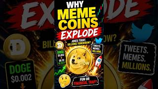 Why Meme Coins Explode #crypto #shorts