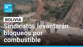 Sindicatos De Bolivia Acuerdan Levantar Bloqueos Tras Acuerdo Con El Gobierno Sobre Combustibles