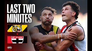 Last Two Minutes: Richmond v St Kilda | Round 22, 2025 | AFL