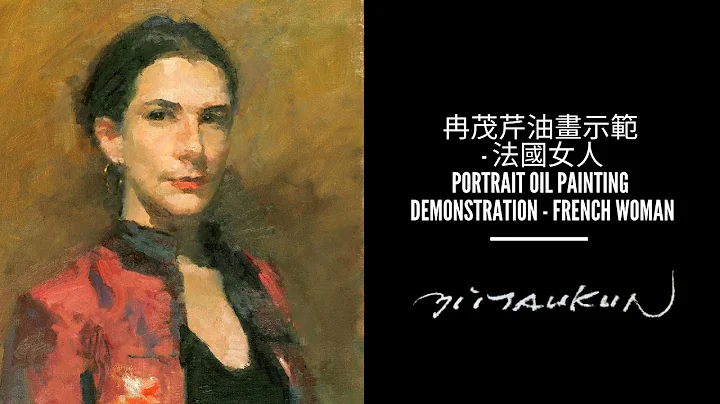 Portrait oil painting demonstration from life - Fr...