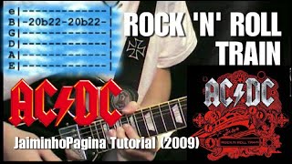 Guitar Lesson - "Rock 'N' Roll Train" (AC/DC) Original JaiminhoPagina Series (2009)