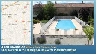 4-bed Townhouse for Sale in Melleran, Poitou Charentes, France on frenchlife.biz