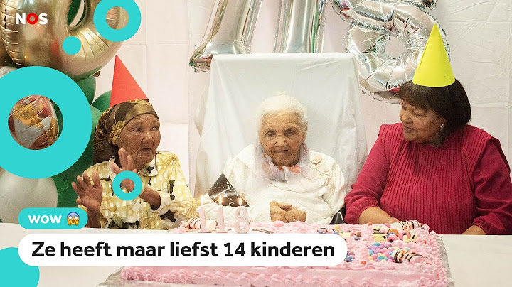 Is dit de oudste vrouw ter wereld?