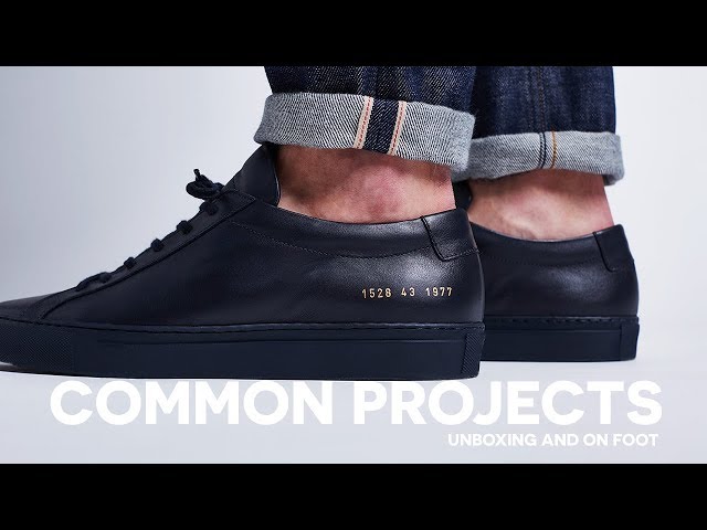 Common Projects - Achilles Super Mesh-Trimmed Leather Sneakers - Men -  Black Common Projects