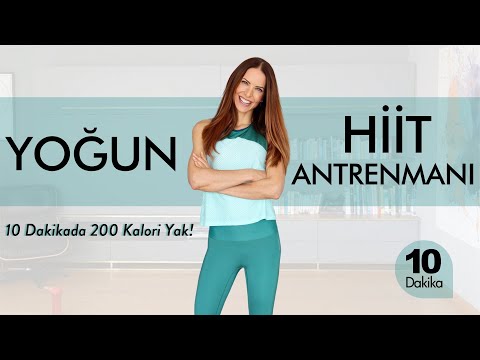 10 Dakikada 200 Kalori - YOĞUN HİİT ANTRENMANI