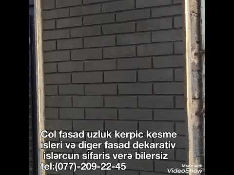 Video: Üz Kərpic (112 şəkil): Saman Rəngli üzlük Keramik Kərpic, Ev üçün Qəhvəyi Və şaftalı Dekorativ Material