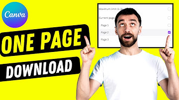 How to Download One Page on Canva Mobile