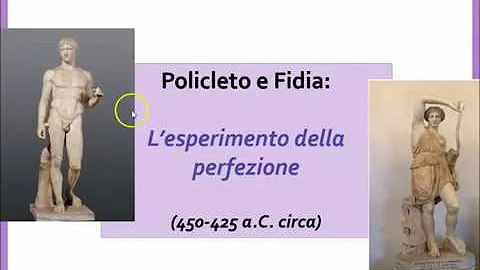 Cosa stabilisce il canone di Policleto?