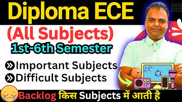 Diploma Electronics & Communication Engineering Syllabus Subjects, Polytechnic ECE Syllabus #ece
