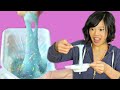 Shuwa Shuwa Slime -Japanese EDIBLE blue SNOT SLIME kit with sprinkles | Whatcha Eating?