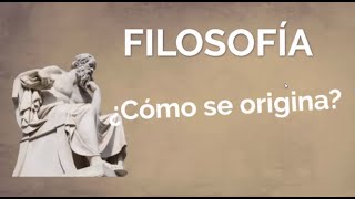 Origen de la filosofía