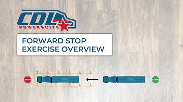 Forward Stop: CDL Modernized Basic Control Skills Test Exercise 1