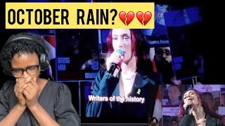 Eden Golan - October Rain LIVE (original version of Hurricane) 🇮🇱Reaction