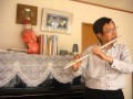 フルートで吹いてみた　メンデルスゾーンバイオリン協奏曲第二楽章.MOV