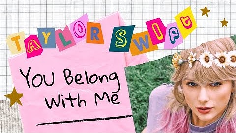 Thumbnail of Terjemahan You Belong With Me + Lirik [Taylor Swift] [Speak Now Taylor's Version]