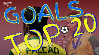 ТОП 20 голов Фалькао Гений футзала TOP 20 goals from Falcao Genius futsal QUANDO O FALCÃO HUMILHAVA