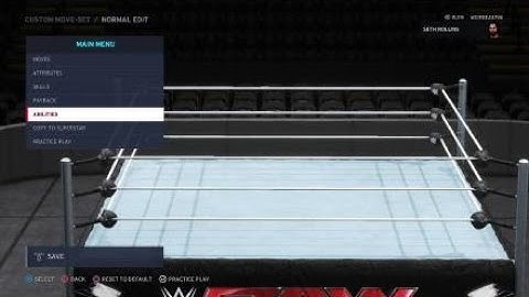 WWE 2K20 Seth Rollins Updated Moveset V2