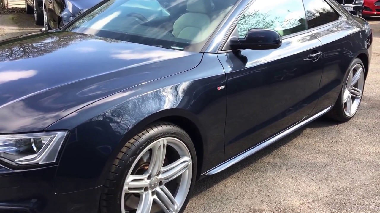 Audi A5 Coupe 3 0 Tdi S Line Black Edition Finished In Moonlight