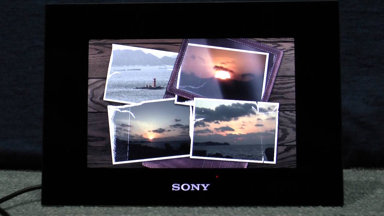 豊富なスライドショーバリエーションを持つSONYのフォトフレームDPF