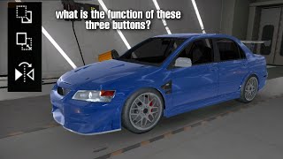 What is the function of the top 3 button when we install livery in cpm? car parking multiplayer screenshot 1