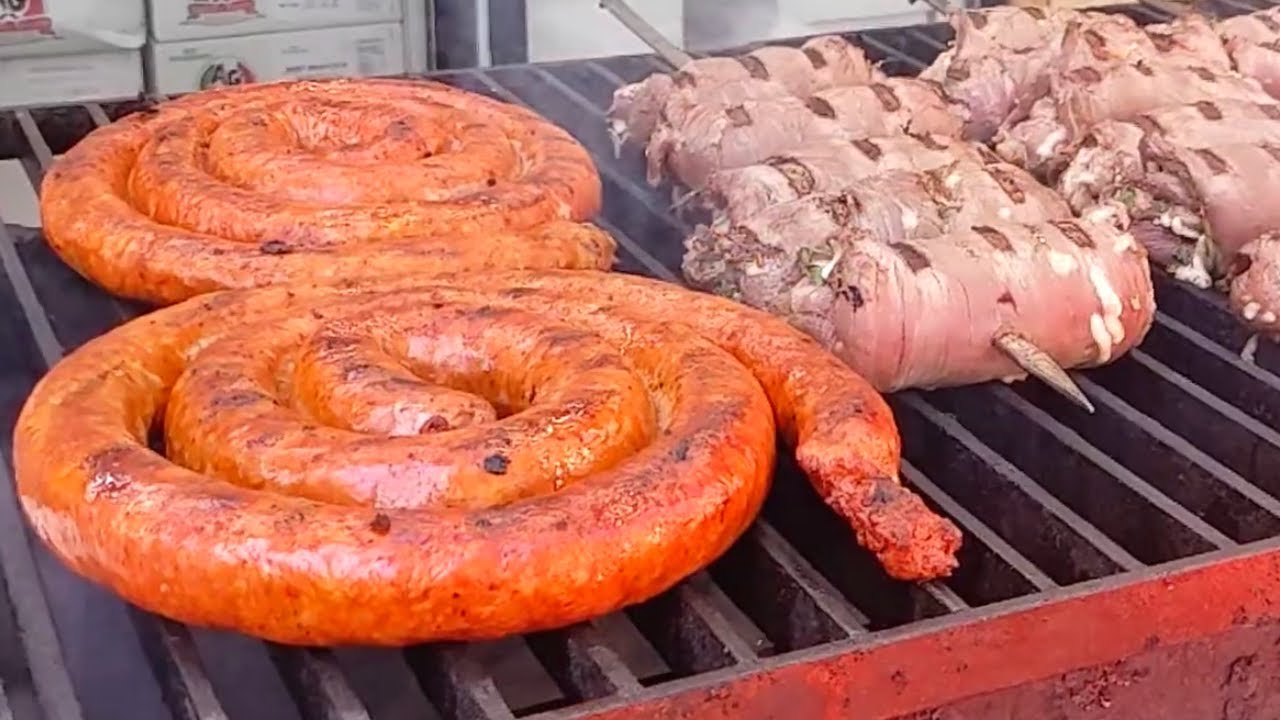 NYC Sausage and Peppers and Bracciole Pip's Pit Feast of San