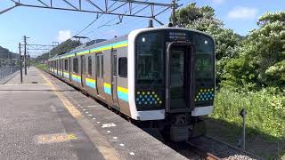 E131系0番台マリR09編成那古船形発車